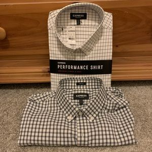 2 Express Extra Slim Fit Performance Dress Shirts